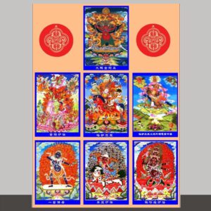 S2_宁玛护法圣众画像_A4塑封