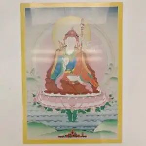 S2_A3卡片_莲师像_有结缘条件一年内圆满10万莲师心咒
