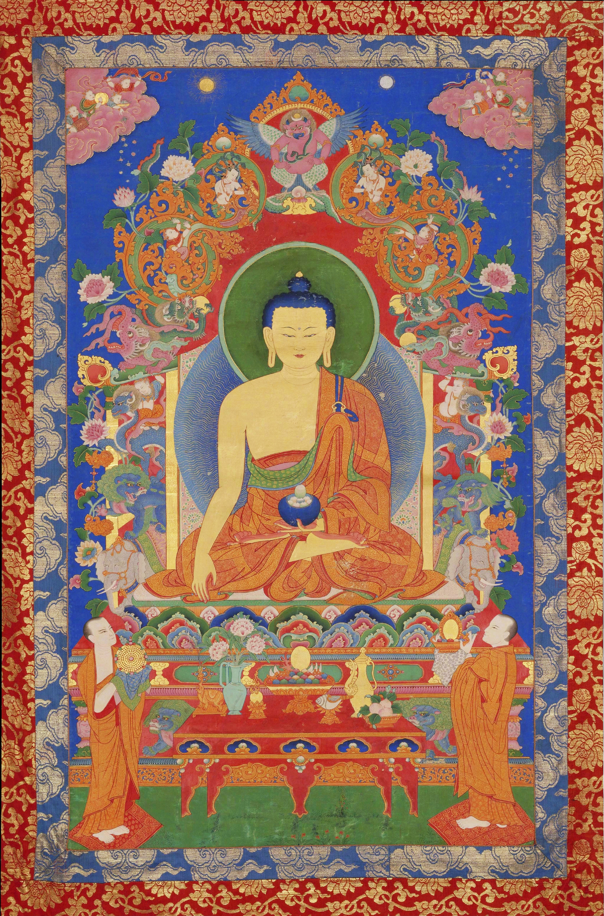 It's a little special this year.——The blue moon. In the Buddhist tradition, Buddha's life has been marked by three great events: birth, Zhangdo and Niang.